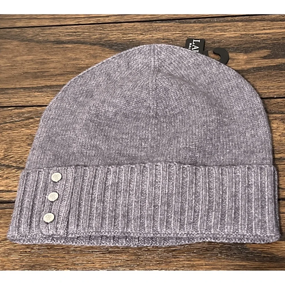 POLO Ralph Lauren Beanie Hat Grey One Size
